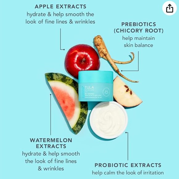 TULA 24/7 Hydrating Day & Night Cream - Anti-Aging Face Moisturizer|*ANTI-AGING* - Picture 3 of 9